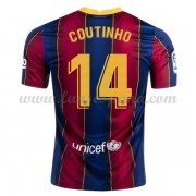 Camisetas De Futbol Baratas Barcelona Philippe Coutinho 14 Primera Equipación 2020-21..